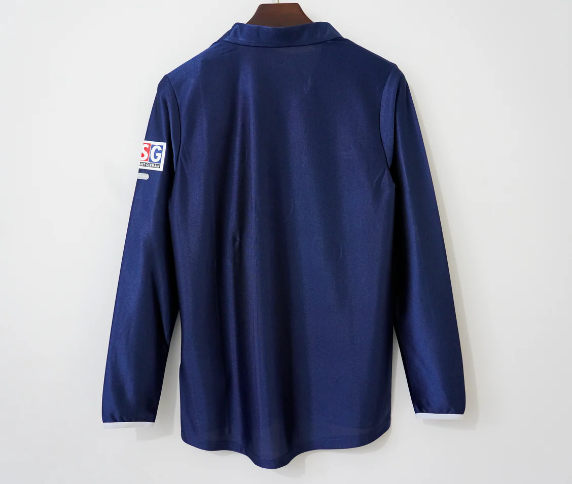 2001-2002 Maillot PSG Domicile Retro Manches Longues – Image 3